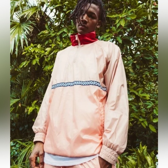 KITH Powell 1/4 Zip Windbreaker Pnk, Ronnie Fieg Unveils KITH's "Volcano 2.0" S - Picture 1 of 15